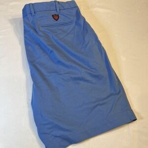 Polo Golf‎ Ralph Lauren Mens Chino Shorts Size 38 Flat Front Powder Blue Shorts